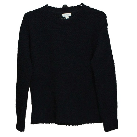Style & Co Teddy Boucle Chenille Sweater Deep Black PS - Picture 2 of 3